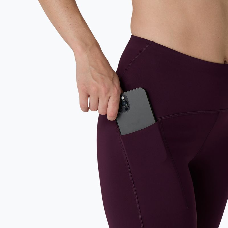 Pantaloni scurți de alergare pentru femei Asics Road High Waist 8In Sprinter dark aubergine 9