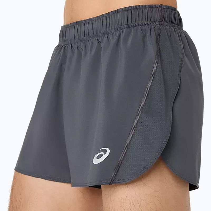 Pantaloni scurți de alergare pentru bărbați Asics Core Split Short Carrier Grey 4