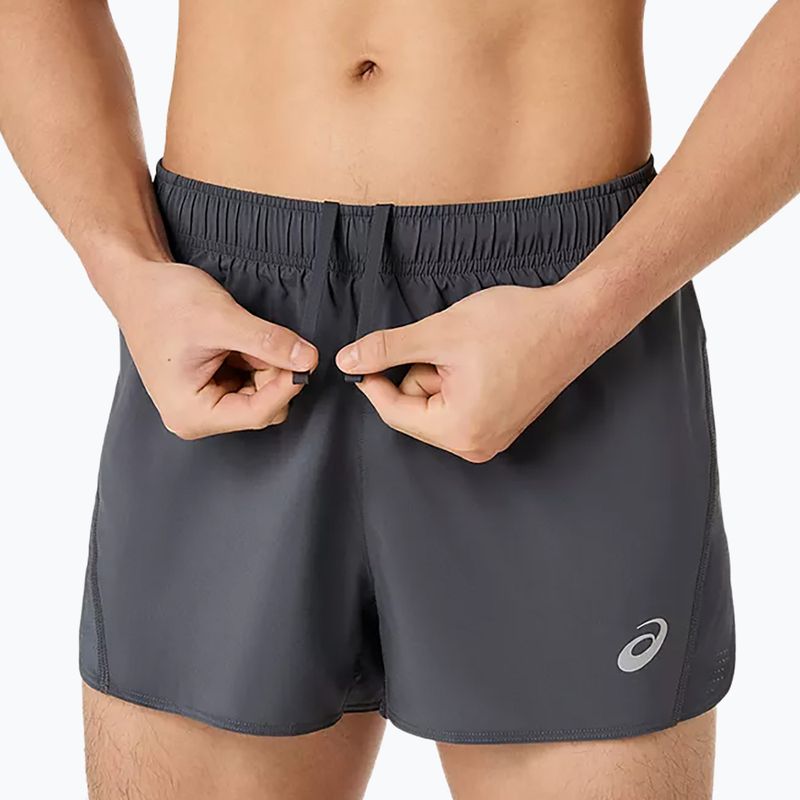Pantaloni scurți de alergare pentru bărbați Asics Core Split Short Carrier Grey 5