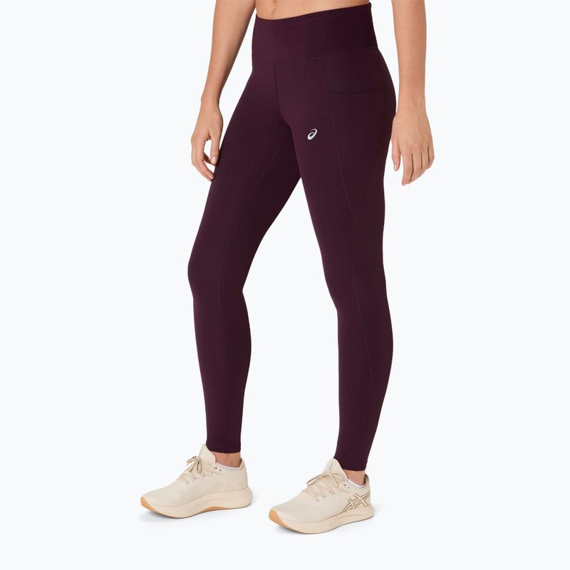 Colanți de alergare pentru femei ASICS Nagino Run dark aubergine 4