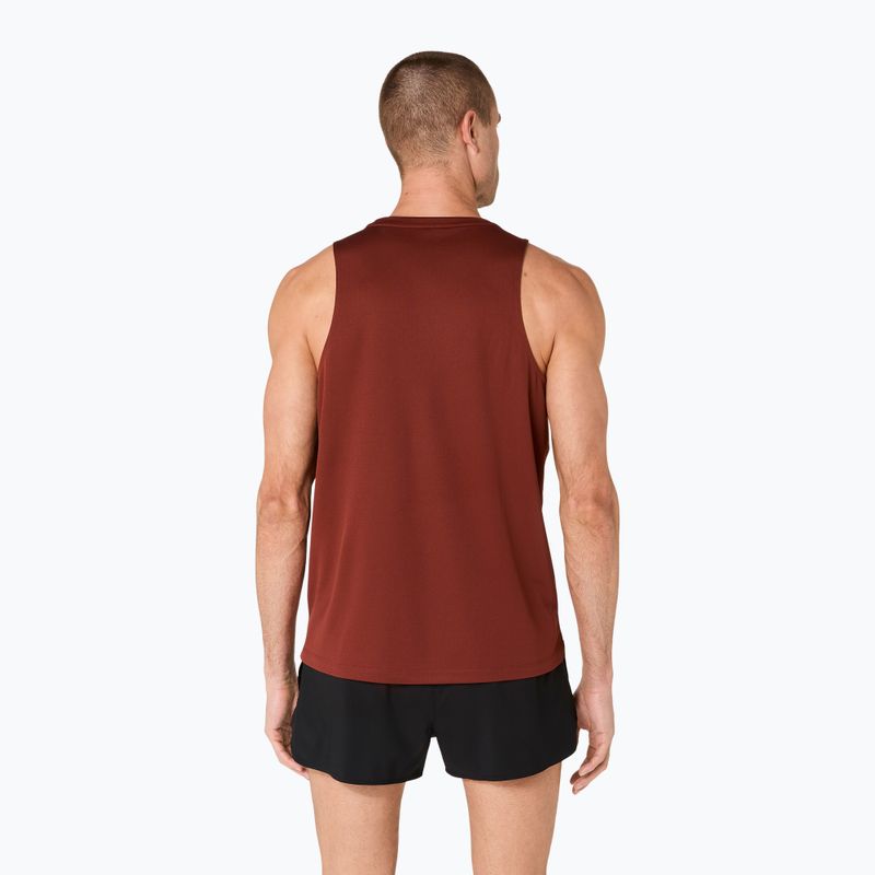 Tricou de alergare pentru bărbați ASICS Core Singlet singed red 3
