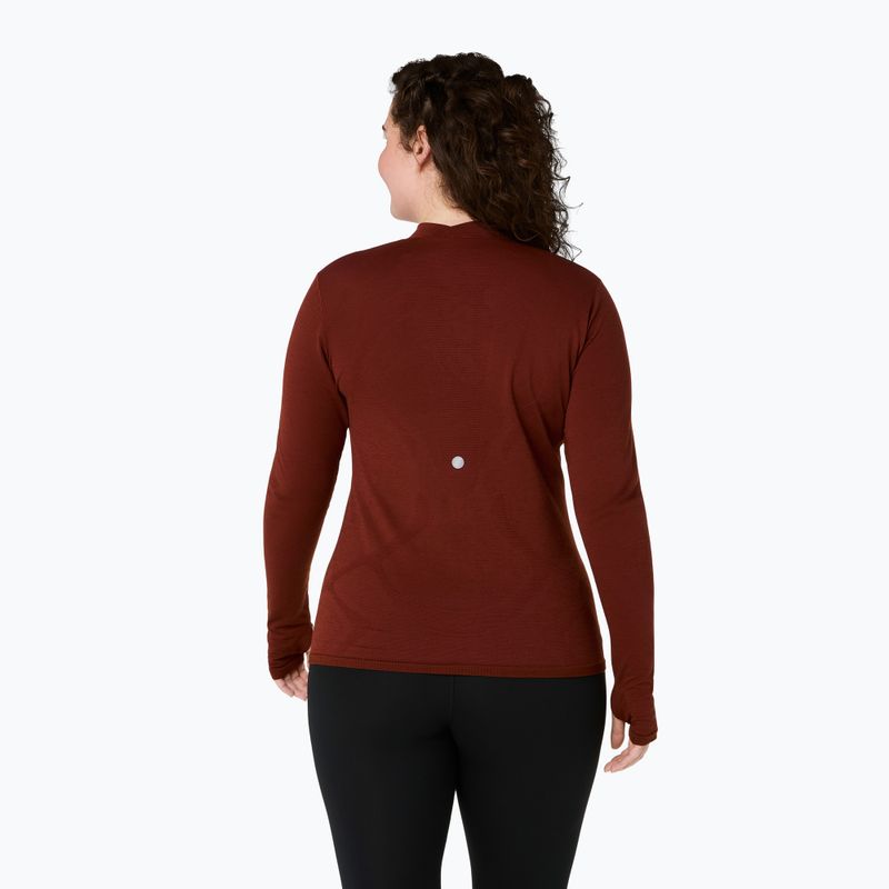 Bluză termoactivă pentru femei ASICS Road Winter Seamless Top singed red 3