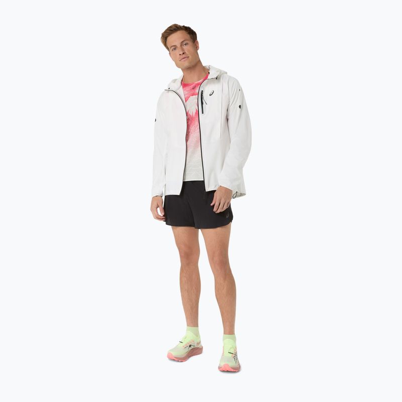 Tricou de alergare pentru bărbați ASICS Fujitrail Elite Graphic crem 2