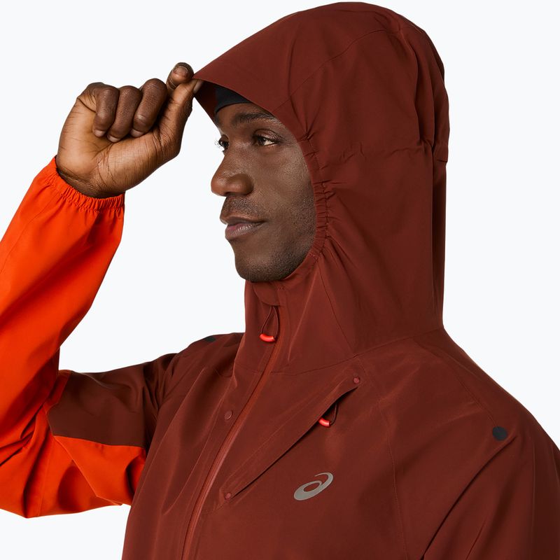 Geacă de alergare pentru bărbați ASICS Metarun Legend Jacket cherry tomato/singed red 5