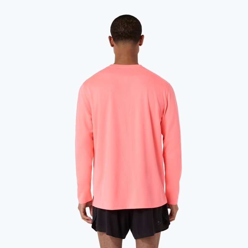 Longsleeve de alergare pentru bărbați Asics Fujitrail Logo Ls Top Sun Coral 3
