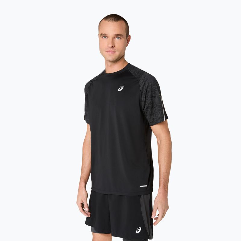 Tricou de alergare pentru bărbați ASICS Road Lite-Show Top Performance Black 4
