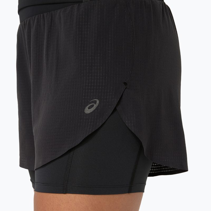 Pantaloni scurți de alergare pentru femei ASICS Fujitrail Elite performance black 5