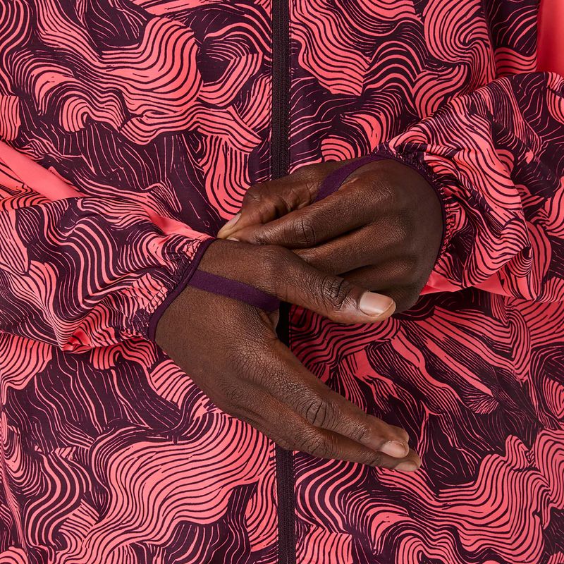 Geacă de alergare pentru bărbați Asics Fujitrail Packable Jacket blazing coral/dark aubergine 7
