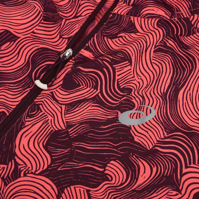 Geacă de alergare pentru bărbați Asics Fujitrail Packable Jacket blazing coral/dark aubergine 11