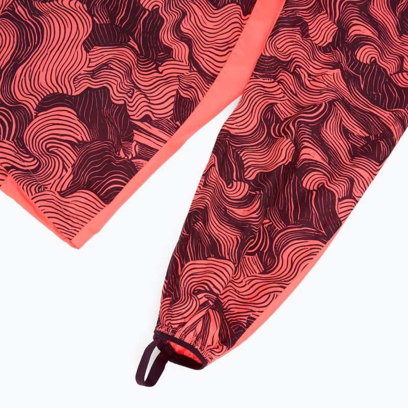 Geacă de alergare pentru bărbați Asics Fujitrail Packable Jacket blazing coral/dark aubergine 12