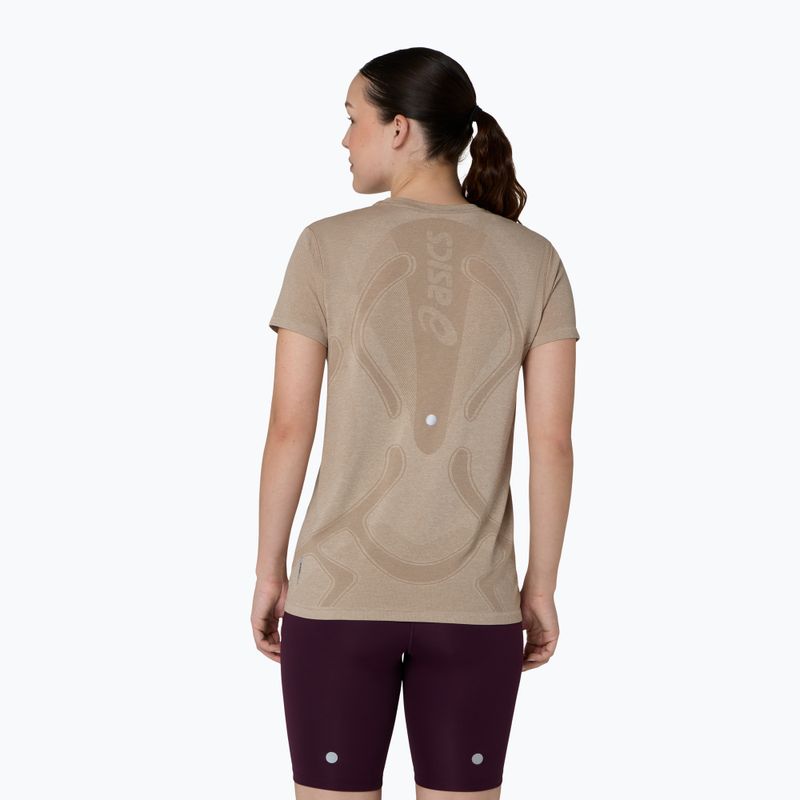 Tricou de alergare pentru femei Asics Road Seamless Ss Top greige 3