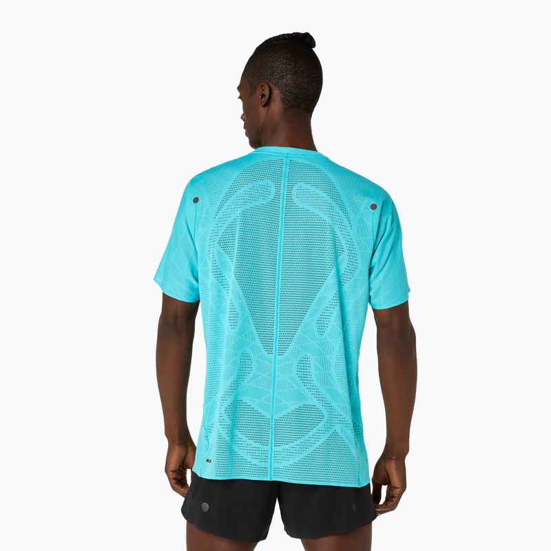 Tricou de alergare pentru bărbați ASICS Metarun Top energy aqua 3