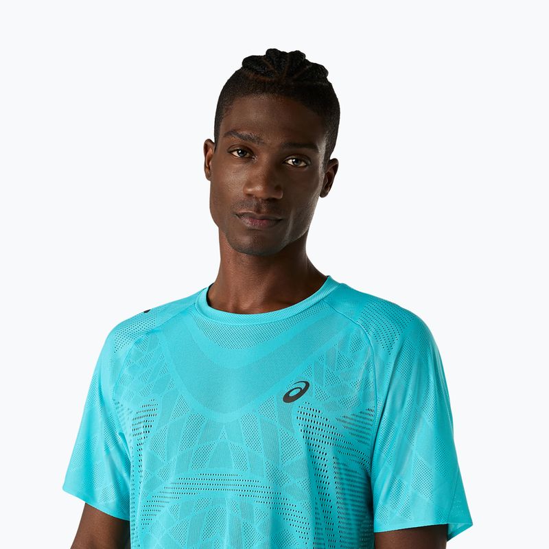 Tricou de alergare pentru bărbați ASICS Metarun Top energy aqua 5