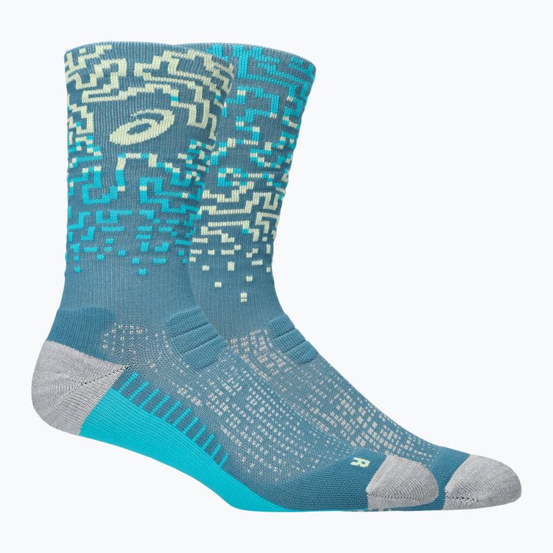 Șosete ASICS Performance Run Crew foggy teal/energy aqua