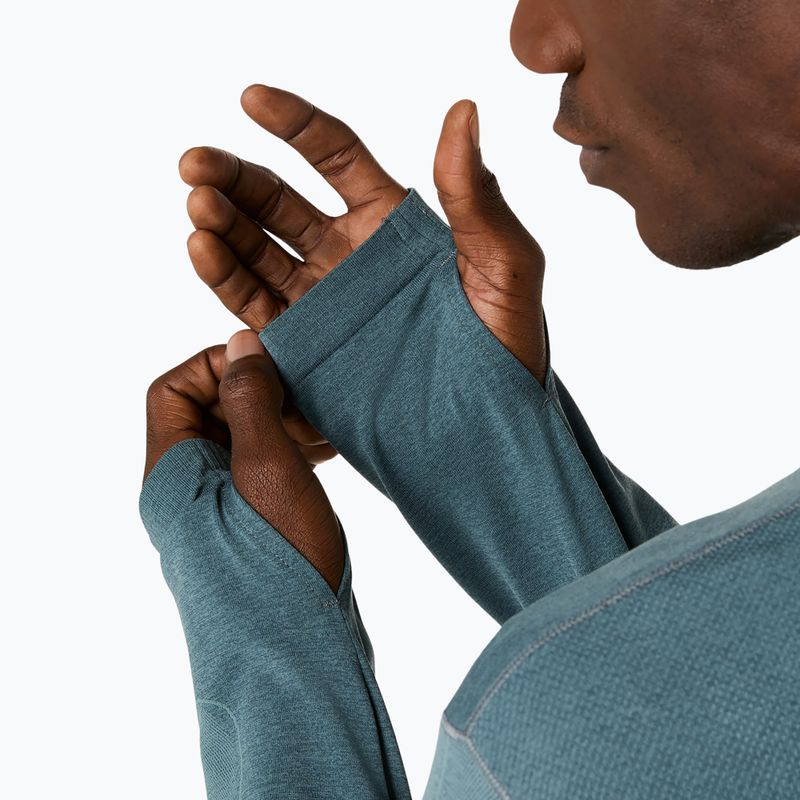 Longsleeve pentru alergare bărbați ASICS Road Seamless teal cețos 7
