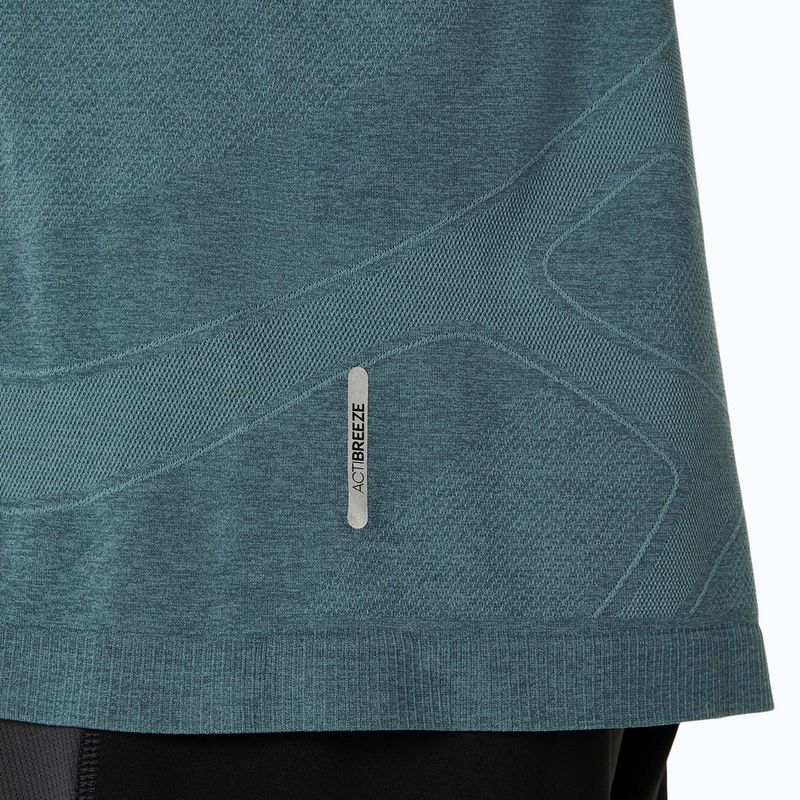 Longsleeve pentru alergare bărbați ASICS Road Seamless teal cețos 8