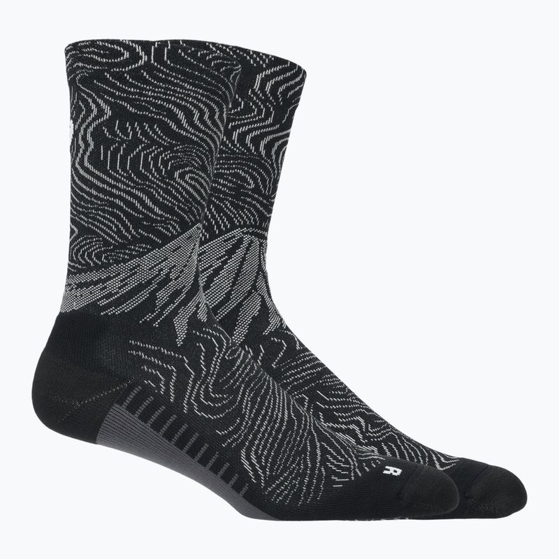 Șosete ASICS Fujitrail Graphic Crew black/cloud grey