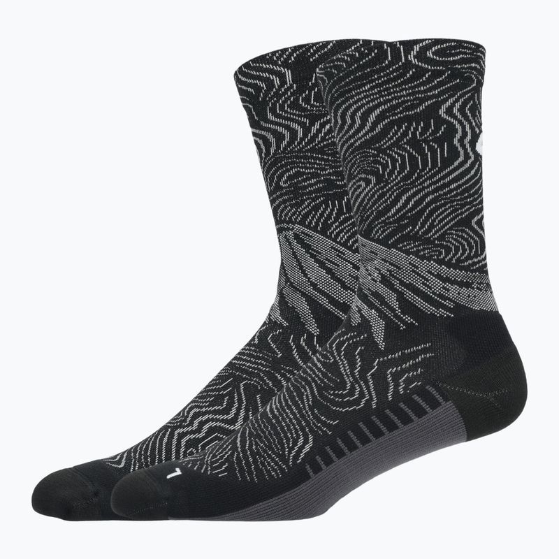 Șosete ASICS Fujitrail Graphic Crew black/cloud grey 2