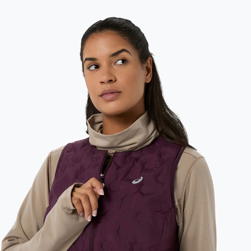 Vestă de alergare pentru femei Asics Nagino Run Padded Gilet dark aubergine 5