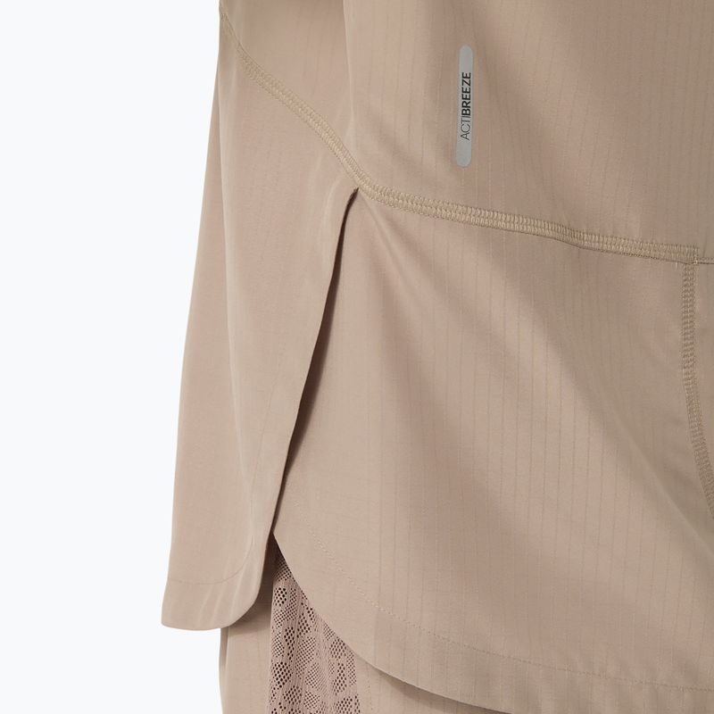 Geacă de alergare pentru femei ASICS Nagino Run Adjustable Jacket greige 8