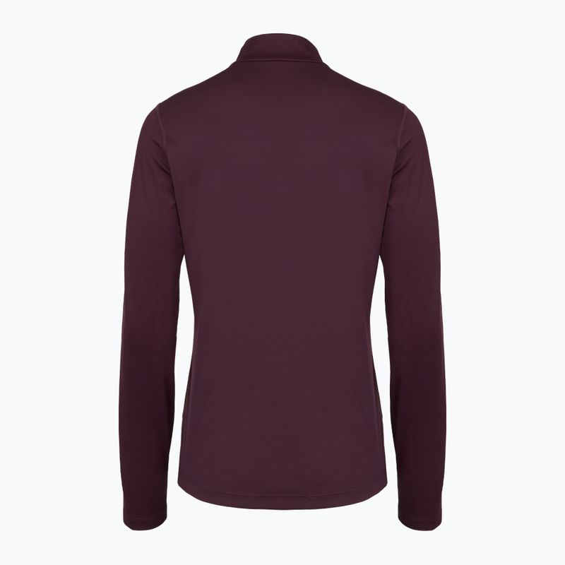Longsleeve de alergare pentru femei ASICS Core 1/2 Zip Winter Top dark aubergine 2
