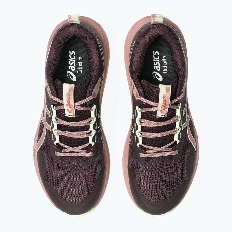 Încălțăminte de alergare pentru femei Asics Trabuco Terra 3 Dark Aubergine/Illuminate Yellow 4