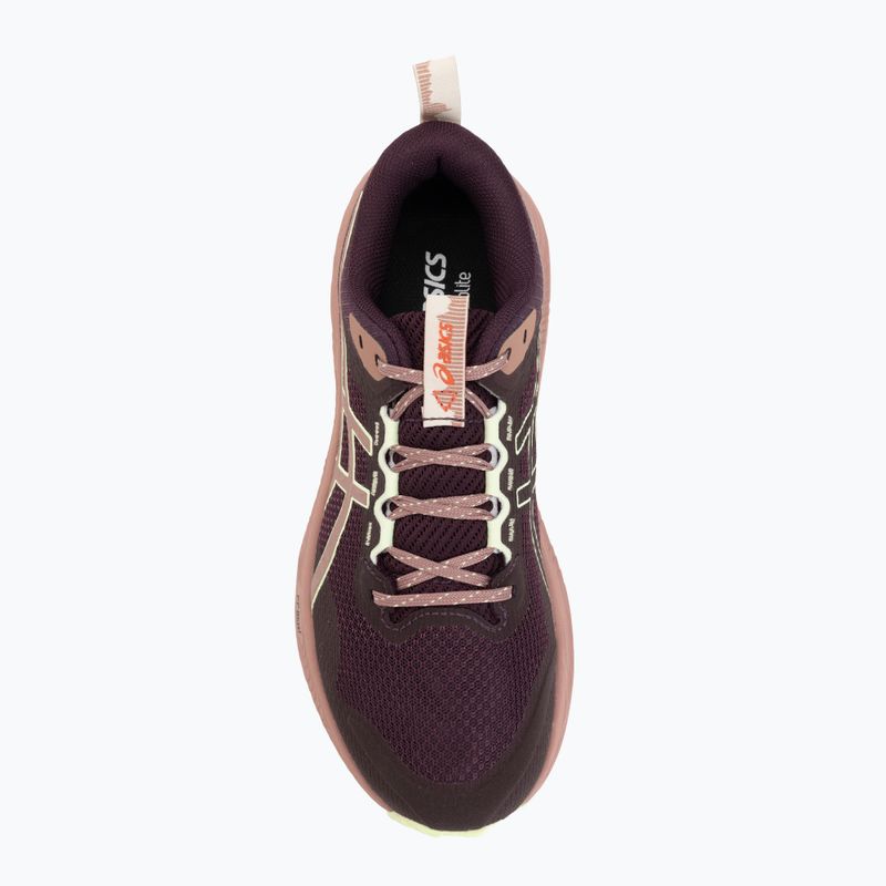 Încălțăminte de alergare pentru femei Asics Trabuco Terra 3 Dark Aubergine/Illuminate Yellow 5