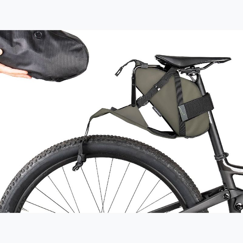 Geantă de bicicletă pentru șa Topeak BackLoader X 15 l green 4