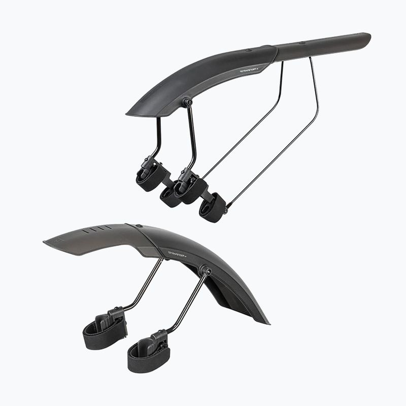 Apărătoare de noroi pentru bicicletă Topeak Tetrafender M1&M2 set black