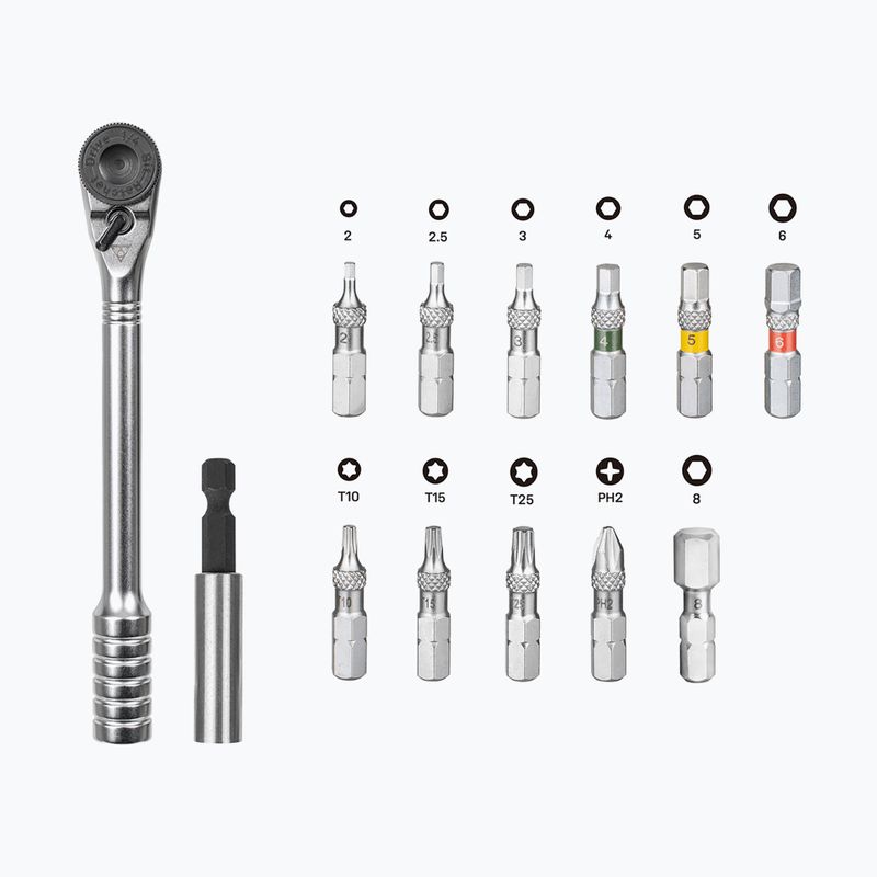 Cheie de bicicletă cu clichet Topeak Ratchet Rocket Essential HD black 3
