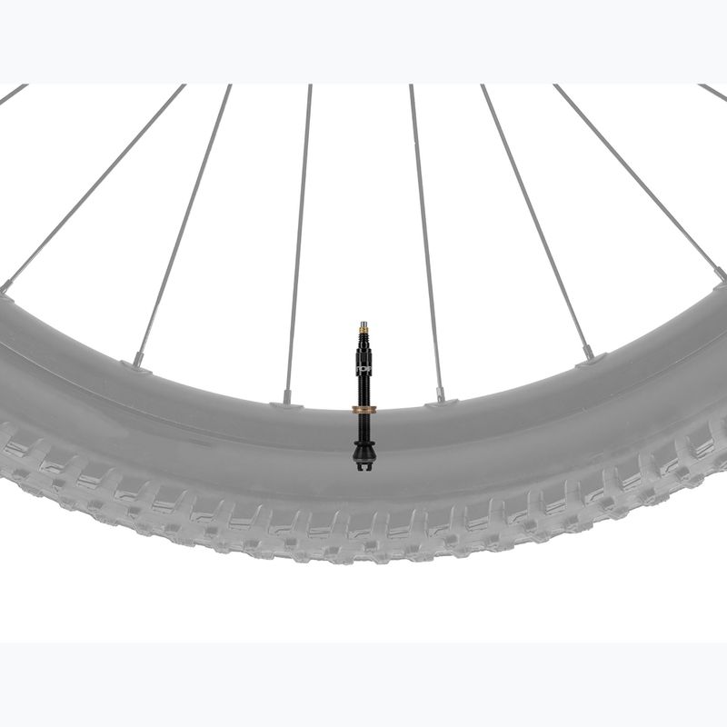 Set de valve Topeak Turboflow Valve Kit 60 mm black 2