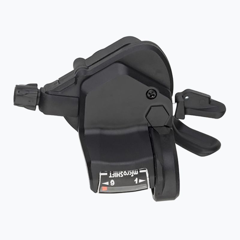 Manete schimbător cu indicator optic dreapta + stânga microSHIFT TS39 3x9 Thumb Tap 2