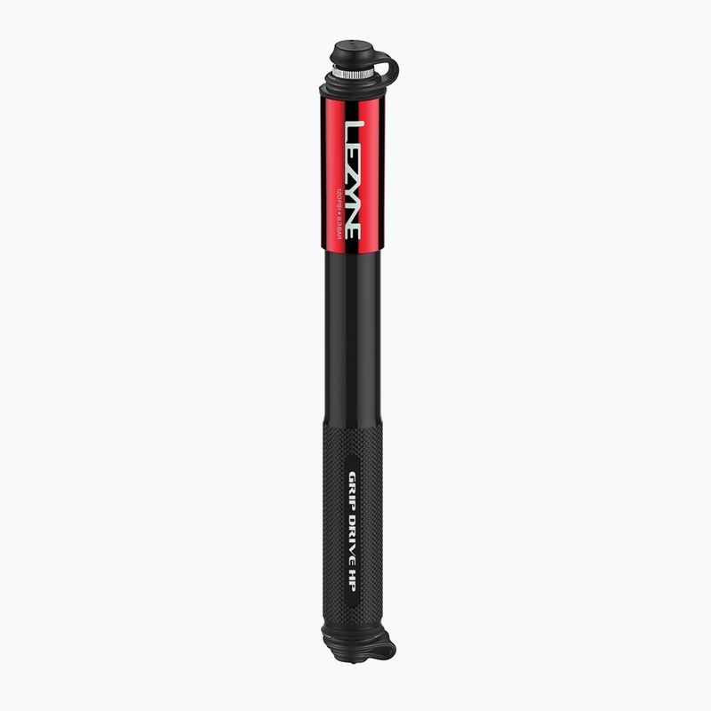 Pompă de bicicletă Lezyne Grip Drive HP M ABS FLEX 120psi red