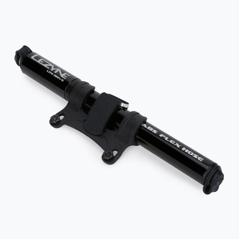 Lezyne Grip Drive HV M Abs Flex presta/schreder 90psi argintiu LZN-1-MP-GRIPHV-V1M06