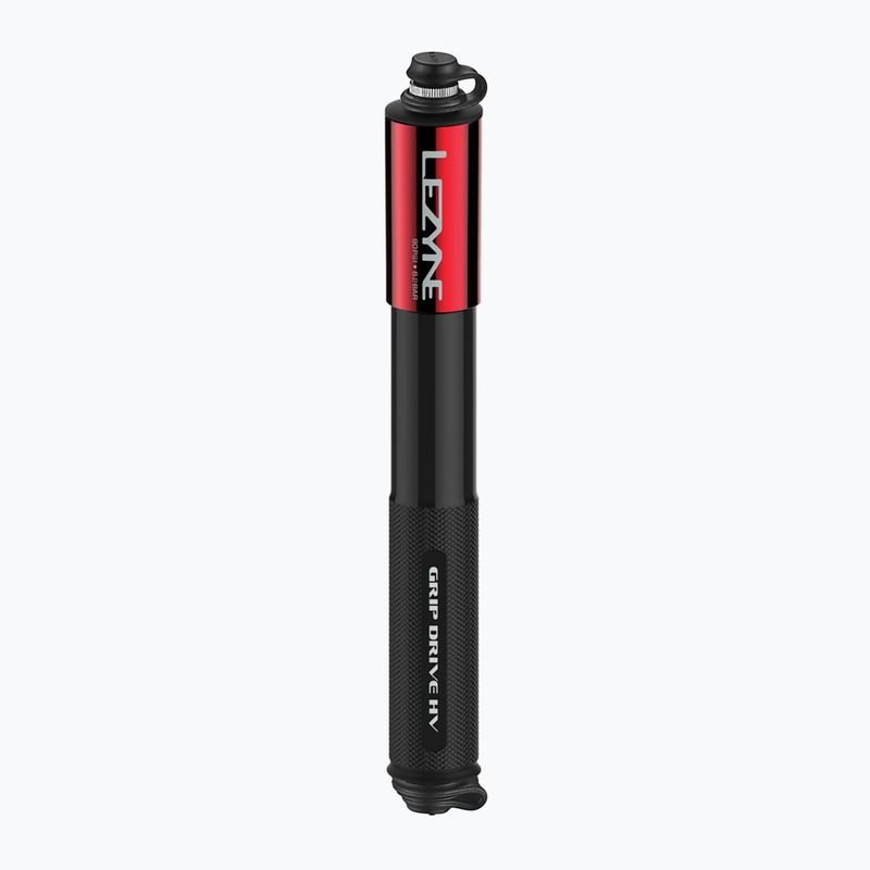 Pompă de bicicletă Lezyne Grip Drive HV M ABS FLEX 90psi red