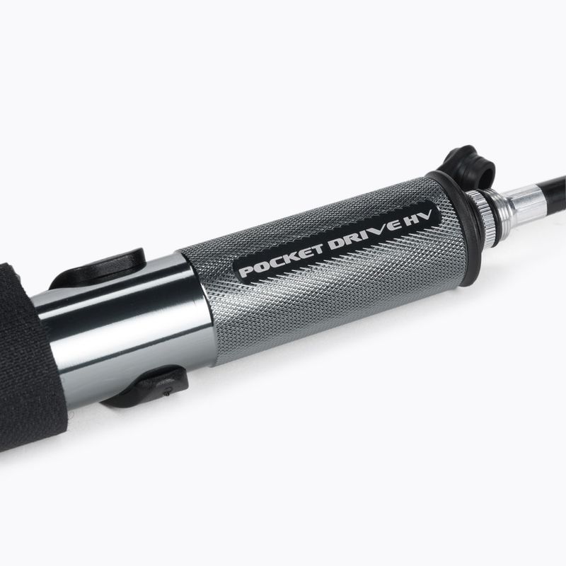 Pompă de bicicletă Lezyne Pocket Drive Hv Abs Flex Hose negru LZN-1-MP-PKDRHV-V119 3