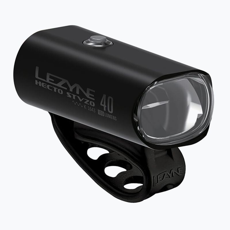Far de bicicletă față Lezyne Hecto Drive Stvzo 40 Front matte black