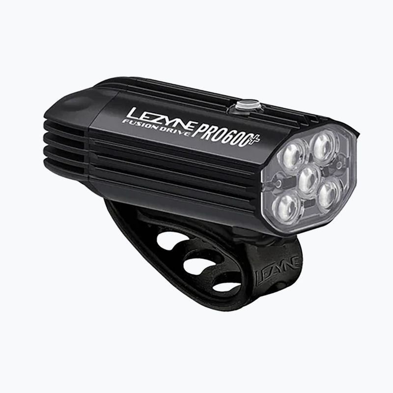Far de bicicletă față Lezyne Drive Pro 600+ Front satin black