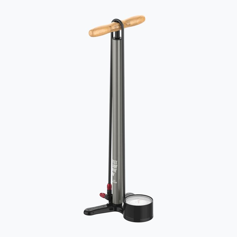 Pompă de bicicletă Lezyne Steel HV Floor Drive 3.5 100psi flat black 2