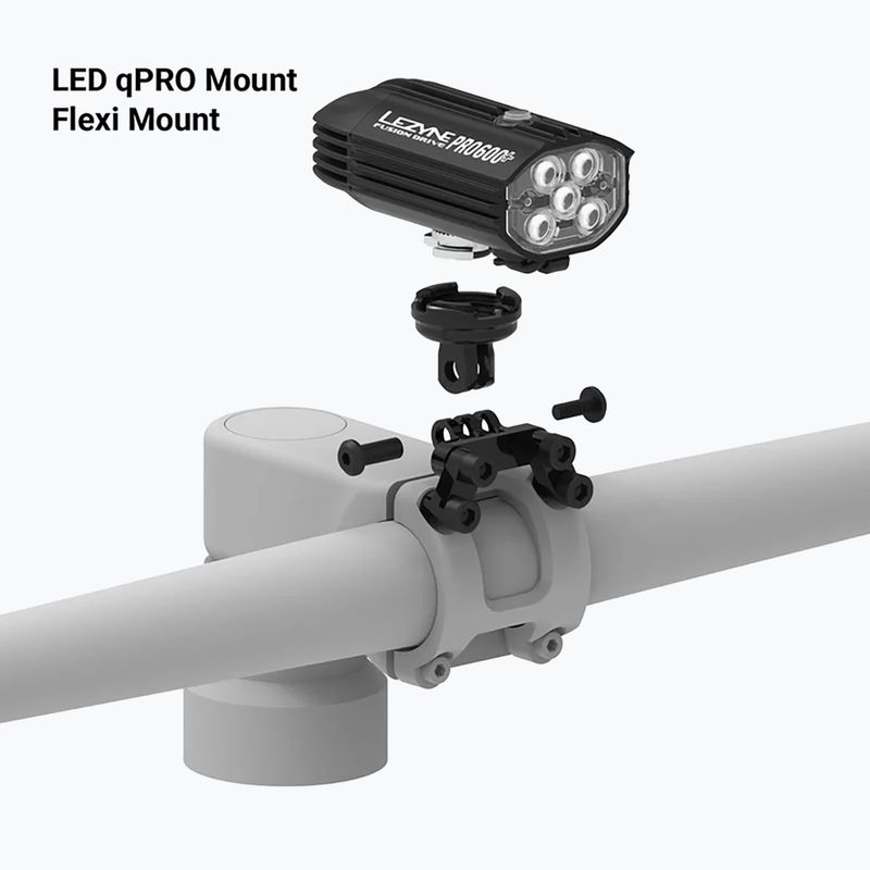 Suport pentru bicicletă Lezyne Flexi Stem Mount satin black 7