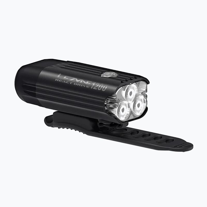 Far de bicicletă față Lezyne React Drive Front matte black 2