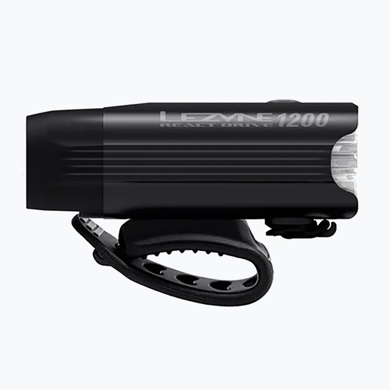 Far de bicicletă față Lezyne React Drive Front matte black 4