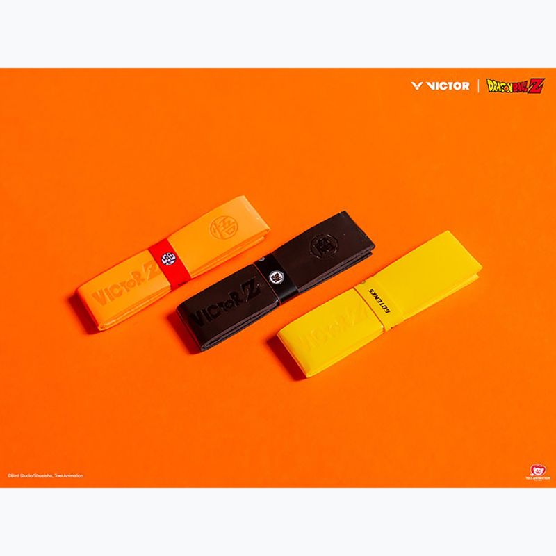 Înveliș pentru rachete de badminton VICTOR Dragon Ball Z Grip neon orange 2