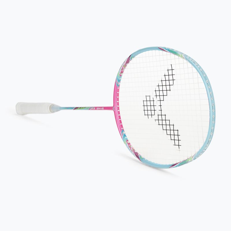 Rachetă de badminton VICTOR DriveX 6SP QM fluorescent rose-red/light blue 2