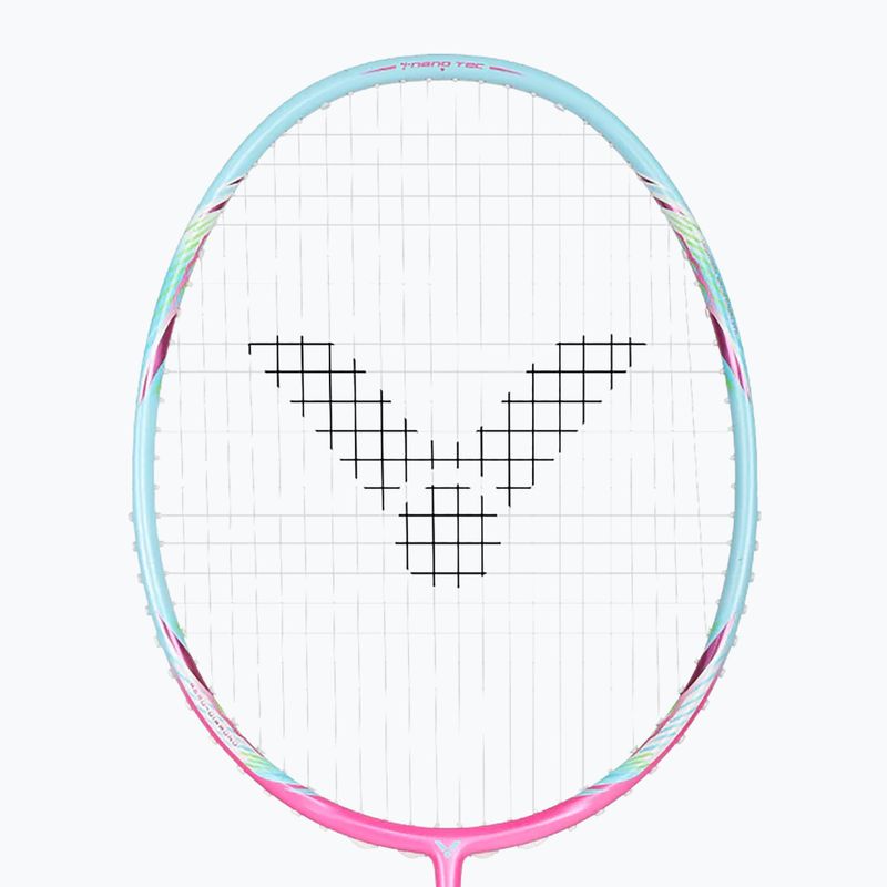 Rachetă de badminton VICTOR DriveX 6SP QM fluorescent rose-red/light blue 2