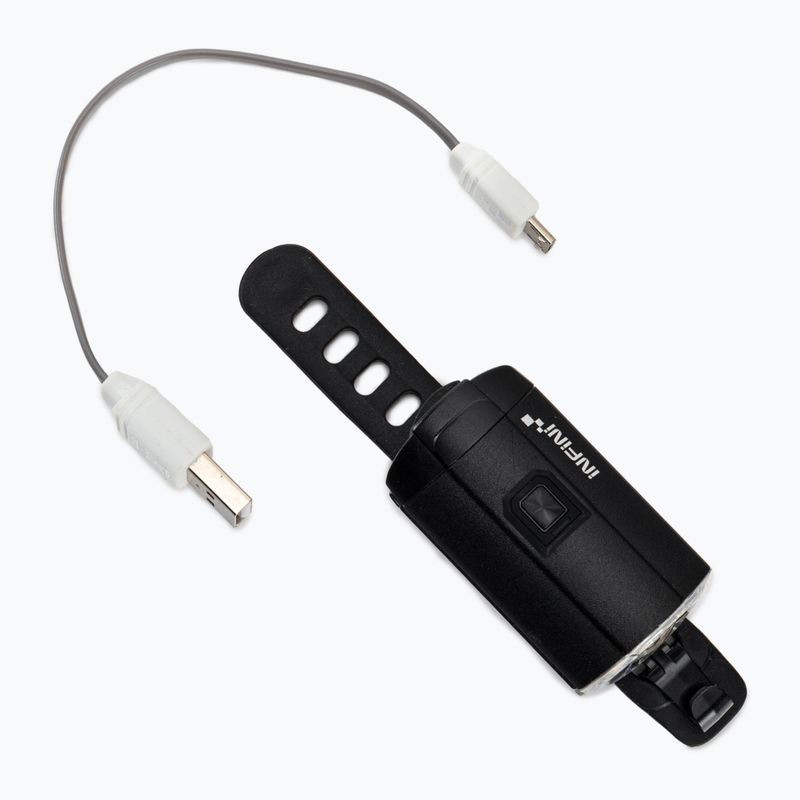 Infini Tron 300 Usb lampă frontală pentru biciclete negru I-281P-B 4