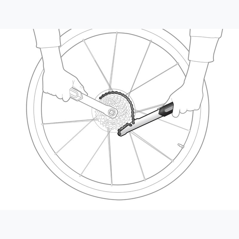 Cheie pentru casetă de bicicletă Topeak Chain Whip/Sprocket Remover 2