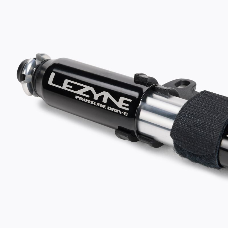 Lezyne Pressure Drive HP S Abs 120psi pompă de bicicletă cu lungime scurtă negru LZN-1-MP-PRSDR-V2S04 3