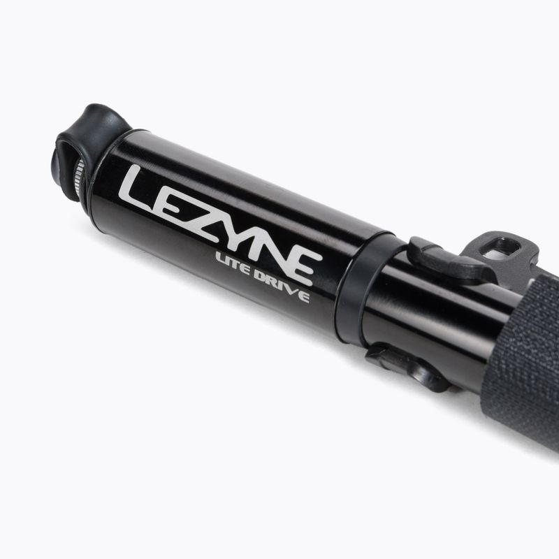 LEZYNE LITE DRIVE HP S ABS 160psi pompă de bicicletă cu lungime scurtă negru LZN-1-MP-LTDR-V1S04 3