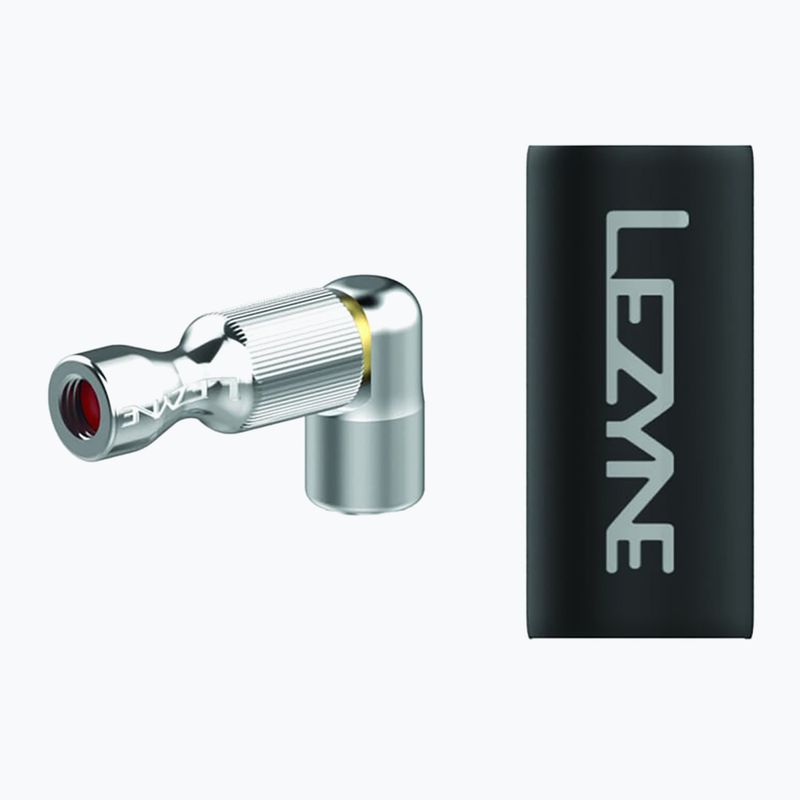 Pompă de bicicletă Lezyne Trigger Drive Co2 Head Only gloss silver